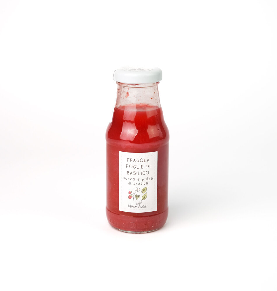 succo fragola basilico