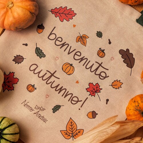 Shopper benvenuto autunno