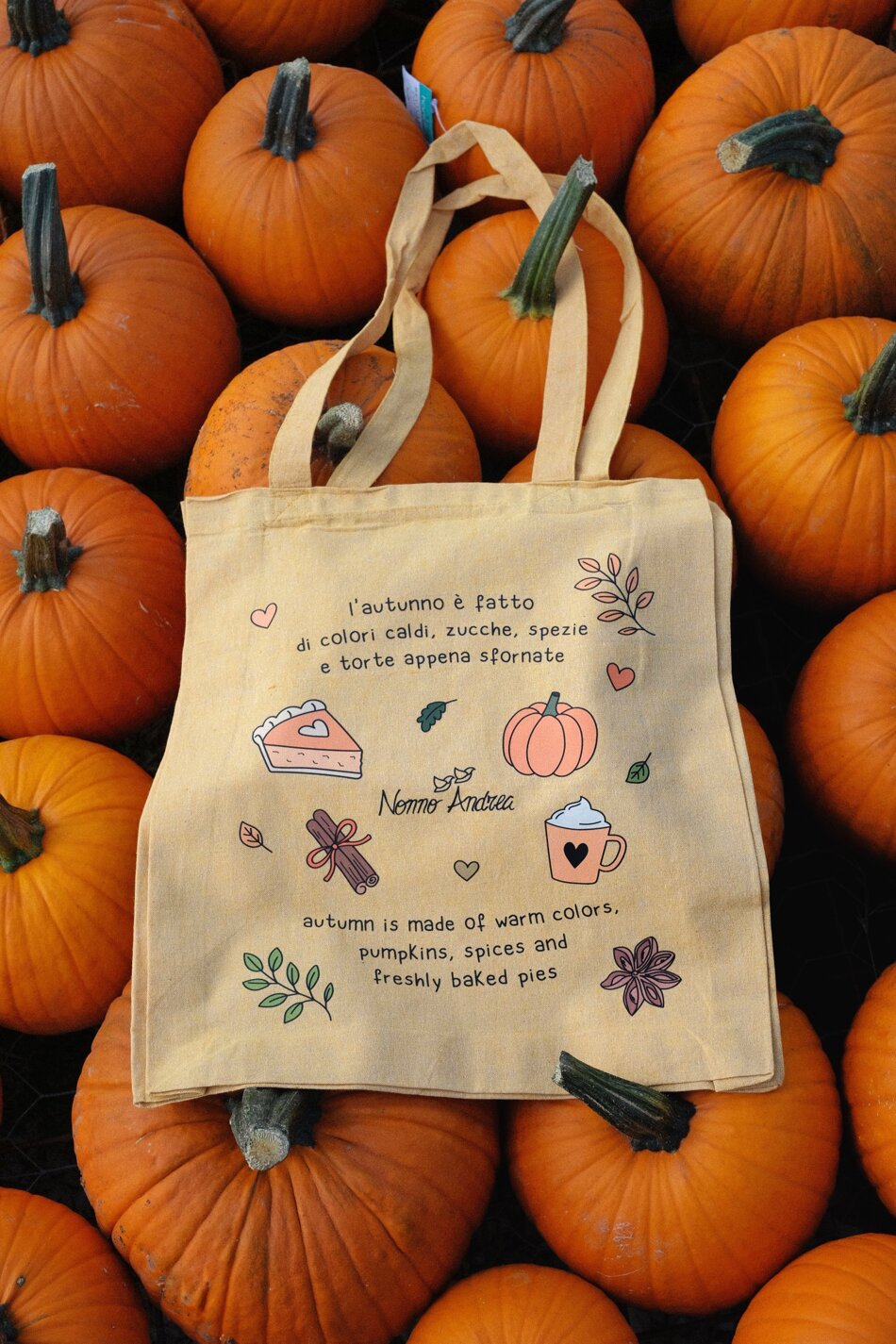 shopper arancione shopper arancione